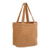 Parade Tote Bag - papierová taška, slama, 31x46 cm