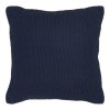 Santos Cushion - Vankúš, recyklovaná bavlna, tmavomodrý 45x45 cm