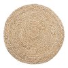 Bombay Placementat, set of 4 - Podložka z pletenej juty, prírodná ø38 cm, set 4 ks