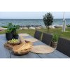 Bombay Placementat, set of 4 - Podložka z pletenej juty, prírodná ø38 cm, set 4 ks
