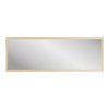 Scottsdale Wall Mirror - nástenné zrkadlo, drevený rám, prírodná farba 45x110 cm