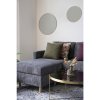 Jersey Mirror - Zrkadlo, oceľ, mosadzný vzhľad ø60 cm