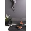 Padova Shoe Rack - Regál na topánky, drevo/oceľ, 2 police, čierny 78x34 cm
