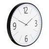 Biel Wall Clock - Nástenné hodiny, čiernobiele, , tichý chod ø51 cm