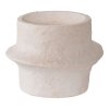 Sviečka - Sviečka, cement, biela sada 2 ks
