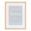 Stojan na rámy Marbella - stojan na rámy, 7 ks čiernych a 8 ks prírodných 30X40 cm