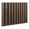 Akustický panel - Akustický panel, drevená dyha, orech, vzhľad orecha 2400x600x22 mm