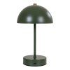 Stolná lampa Holt - Stolná lampa, dobíjacia, kovová, zelená/mosadz