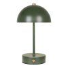 Stolná lampa Holt - Stolná lampa, dobíjacia, kovová, zelená/mosadz