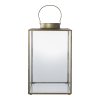 Mohali Lantern - Lucerna, kov/sklo, starožitný mosadzný vzhľad