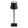 Stolná lampa Bradford - Stolná lampa, dobíjacia, kov, čierna