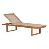Derby Sun Lounger - Lehátko, teak/polyratan, prírodné