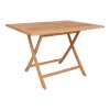Jedálenský stôl Oviedo - jedálenský stôl, teak, prírodný 120x80x75 cm