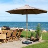 Austin Parasol - Slnečník s náklonom, drevená tyč, piesok, ø300 cm