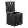Sobra Cushion Box - Box na vankúše, plast, čierny, 42,8x42,8x46,4 cm, 76 l