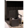 Sobra Cushion Box - Box na vankúše, plast, čierny, 42,8x42,8x46,4 cm, 76 l
