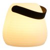 Derry LED lampa - Lampa, dobíjacia, biela