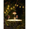 Carlisle LED String Light - String light, polyratan/kov, prírodná/čierna