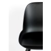 ZUIVER ALBERT KUIP ALL BLACK stolička