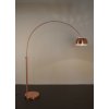 Podlahová lampa Metal Bow Copper