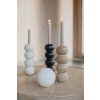 Sviečkový svietnik Rome Marble Black