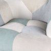 HOJDACIE KRESLO DENVER PATCHWORK MINT