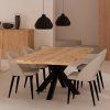 GRACE TABLE 180 NATURAL/BLACK