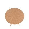 SOFIJA OAK ROUND stôl: svetlý dub 120 cm