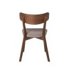 KEIRA WALNUT stolička: Sivá - svetlá