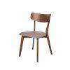 KEIRA WALNUT stolička: Sivá - svetlá