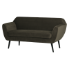377863 156 02 VS Rocco bank 150cm velvet warmgroen FA