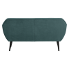 377863 198 03 VS Rocco bank 150cm velvet groenblauw B1