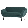 377863 198 02 VS Rocco bank 150cm velvet groenblauw FA