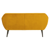 377863 O 03 VS Rocco bank 150cm velvet okergeel B1