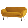 377863 O 02 VS Rocco bank 150cm velvet okergeel FA