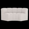 377902 CM 01 VS Mojo eetbank halfronde hoek rugleuning boucle ecru melange F1