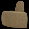 377901 GM 02 VS Mojo eetbank hoek rond rugleuning boucle geelbruin melange FA