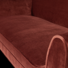 377863 R 05 VS Rocco bank 150cm velvet bordeauxrood C2