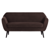 377863 D 01 VS Rocco bank 150cm velvet donkebruin F1