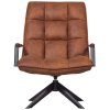373361 C 373361 CO 01 VS FA Jouke draaifauteuil met armleuning kunstleer cognac