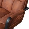 373361 C 01 VS FA Jouke draaifauteuil met armleuning kunstleer cognac detail