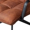 373361 C 373361 CO 02 VS FA Jouke draaifauteuil met armleuning kunstleer cognac detail