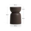 garbet brown prirucny stolik