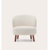 ulit boucle walnut kreslo