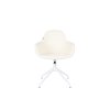 ZUIVER ALBERT KUIP SWIVEL kreslo: Biela