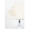 ZUIVER ALBERT KUIP SWIVEL kreslo: Biela