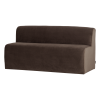 378032 VB 02 VS WP Mojo Base eetbank 164cm rugleuning velvet bruin FA