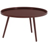 375730 O 02 VS ES Mesa bijzettafel XL 39x78cm hout bordeauxrood FA