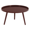 375731 O 01 VS Mesa bijzettafel 34x60cm hout bordeauxrood F1