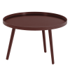 375731 O 02 VS ES Mesa bijzettafel 34x60cm hout bordeauxrood FA